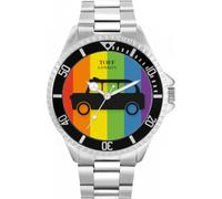 Toff London Orologio taxi nero multicolore