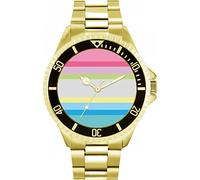 Toff London Pride Gender questioning flag Orologio da polso da uomo con cassa da 42 mm Design personalizzato