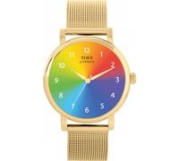 Toff London Pride Ombre Numeri arabi Orologio da donna 38mm Cassa 3atm Resistente all'acqua Design personalizzato Movimento al quarzo Di lusso Alla moda