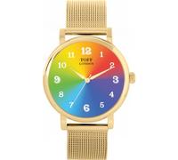 Toff London Pride Ombre Numeri arabi Orologio da donna 38mm Cassa 3atm Resistente all'acqua Design personalizzato Movimento al quarzo Di lusso Alla moda
