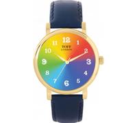 Toff London Pride Ombre Numeri arabi Orologio da donna 38mm Cassa 3atm Resistente all'acqua Design personalizzato Movimento al quarzo Di lusso Alla moda