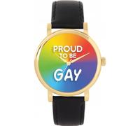 Toff London Pride Ombre orgoglioso Orologio da donna 38mm Cassa 3atm Resistente all'acqua Movimento al quarzo progettato su misura Lusso alla moda