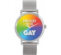 Toff London Pride Ombre orgoglioso Orologio da donna 38mm Cassa 3atm Resistente all'acqua Movimento al quarzo progettato su misura Lusso alla moda