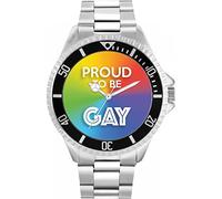 Toff London Pride Ombre orgoglioso orologio da polso da uomo con cassa da 42 mm Design personalizzato
