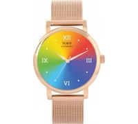 Toff London Pride Ombre Orologio con numeri romani Orologio da donna 38mm Cassa 3atm Resistente all'acqua Design personalizzato Movimento al quarzo Di lusso Alla moda