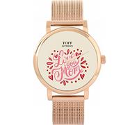 Toff London Signore, ti amo, mamma, orologio con cuori