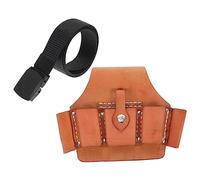 Tofficu 1 Set Sacca in vita da giardinaggio marsupio borsa valigetta degli attrezzi strumenti da giardinaggio borse per attrezzi da giardino Cascia cuoio dell'unità di elaborazione Marrone