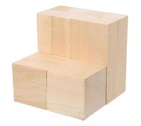 Tofficu 10 Pezzi Blocchi per Intaglio Legno Grezzo Stabile e Facile da Lavorare per Fai da Te Scultura e Intaglio per Principianti e Artigiani