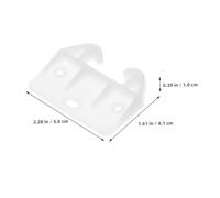 Tofficu 10 Pezzi Guide per Plastica con Fermaporta Crab Shape per Comodini e Armadi Facili da Installare Resistenti e Riparazione Cassetto
