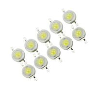 Tofficu 10 Pezzi Lampada a Chip Led 3w Lampada Chip a Risparmio Energetico Perline Led Ad Alta Potenza 3w Chip Da 45 Milioni