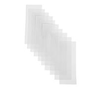 Tofficu 10 Pezzi PVC Mesh Sheets for Mask Eyes Transparent Plastic Mesh for DIY Fursuit Masks Cosplay Props Crafts Multipurpose Animal Costume Material