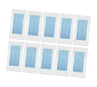 Tofficu 10 Pezzi Strisce Depilatorie Blu per Corpo e Bikini, Doppia Faccia Non Tessuto Cera, Efficaci e Delicate sulla Pelle per Rimozione Peli