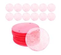 Tofficu 100 Pezzi Conchiglie Rotonde 5Cm per Creazione di Gioielli con Doppia Apertura, Materiale Conchiglia Lucidata Finemente, per Processi DIY e Decorazioni per Feste in Spiaggia