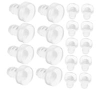 Tofficu 100pezzi Cuscini Paraurti Trasparenti Anticollisione Distanziatori Morbidi Integrati Per Mobili e Armadi Protezione Contro Urti e Vibrazioni Per Case Uffici o Aree Pubbliche