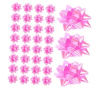 Tofficu 100pezzi Fiocchi Forma di Stella in Materiale Pp Sicuri e Amichevoli per Confezioni Regalo e Decorazioni per Auto da Matrimonio Feste e Occasioni Speciali