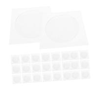 Tofficu 100Pezzi Maniche CD Carta Bustine Protettive per Dvd e CD Custodie Archiviazione e Protezione Polvere e Graffi