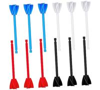 Tofficu 12 Pezzi Accessori Miscelatore per Trapano Agitatore Epossidico Vernice Resin Mixer Paddle per Miscelazione Rapida e Precisa