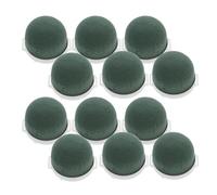 Tofficu 12 Pezzi Mini Composizioni Rotonda Verde Floreale per Schiuma Fiori | Pp e Fango, Assorbe Acqua, Formato Portatile Leggero, per Forniture Floreali e Craft