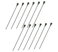 Tofficu 12pezzi Bastoncini per Artificiali Steli Floreali Steli Estensione Portafiori Finti per Fai da Te Materiale Resistente Colore Facile da Usare Adattabile Vasi Vari