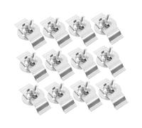 Tofficu 12sets Staffa Per Lavello Sottotop Kit Riparazione Per Lavello Da Clip Robuste Per Morsetto Supporto Per Lavabo Clip Per in Porcellana Staffe Per Da Bagno