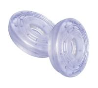 Tofficu 2 pezzi Antiscivolo Trasparente Door Rubber Pad per Pull-up Bar Protezione Gomma Resistente per Grip Stabile per Allenamento Indoor