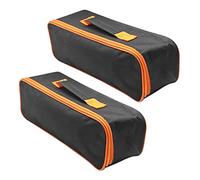 Tofficu 2 Pezzi Borsa Organizer per Auto Nero Sacchetto Portaoggetti Resistente per Aspirapolvere e Accessori con Rinforzato per Bagagliaio e Uso Portatile