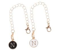 Tofficu 2 Pezzi Charm Lettering per Tazze e Accessori da Resistente per Regali e Decorazioni Bianco e Stile Alla Moda e Pratico
