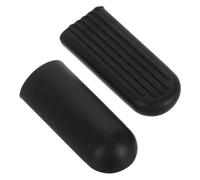 Tofficu 2 Pezzi Copertura Protettiva Nero per Silicone Cavalletto Scooter | Antiscivolo, Alta Elasticità, Protezione Completa, Portatile, per Cavalletto Scooter Elettrico
