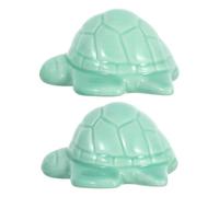Tofficu 2 Pezzi Copri Bulloni per Pavimento Wc in Ceramica Forma Marina Protezione Antiumidità e Costiero per Bagni Moderni e Classici