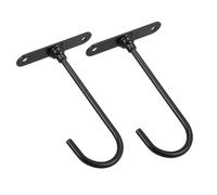 Tofficu 2 Pezzi Ganci Sospesi da Soffitto per Banane Supporto Stabile per Cucina Salvaspazio Sotto Pensile per Conservazione e Organizzazione Utensili