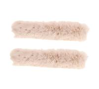 Tofficu 2 Pezzi Morbidi Copri Spallacci per Borsa in Pelliccia Sintetica con Cerniera Cuscinetti Spalla per Tracolle e Borse Spalla da Donna Comfort e Stile Autunnale Invernale