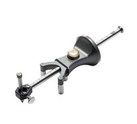 Tofficu 2 Pezzi scriba falegname lavorazione del legno guida strumento scriba da mortasa in rame di marcatura della ruota Lega di alluminio Light Grey