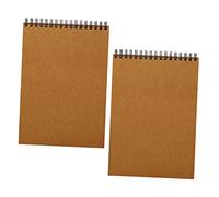 Tofficu 2 pezzi Sketch Book Spiralato per e Graffiti Blocco Note Resistente e Sicuro per Casa Scuola Pagine Lisce e Facili da Sfogliare Regalo per Studenti