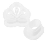 Tofficu 2 Pezzi Stampo per Orecchini Vintage Fabbricazione Argilla Muffa orecchino Accessori Pasta modellabile Polymer Clay Taglia Ceramica tagliapasta Multifunzionale Gel di silice