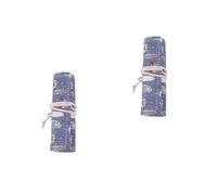 Tofficu 2 Pz astuccio matite d'artista affilatrici kit carpentieri con penna a matita valigie valigetta valiggia custodia portatile portamatite rotante custodia per penne tela