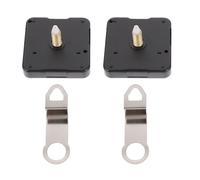 Tofficu 2 Set Guarda Gli Accessori per Il Movimento retrò meccanismo Sostituzione Chiave Alto Moderno Orologi Movimento Muto plastica Black