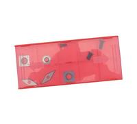 Tofficu 2 Set lama di ricambio per tornio Fornitura rotante taglierino taglierina per inserti per tornitura del legno utensile per tornio fresa tornio per legno lega Argento