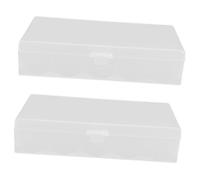 Tofficu 2 Set Portafilo della Bobina Macchine da Cucire Domestiche Kit Astuccio Stitch Astuccio Stich Custodia Porta Filo Custodia della Bobina Portatile Plastica Transparent 2 Pezzi * 2