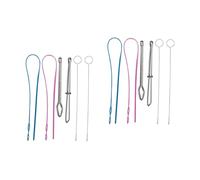 Tofficu 2 Set Traversa da Cucire Filettatura Marcatori di Tessuto Principianti Filettatrici Strumento per Cucire Tornitore Creazione Apparato Filo Facile Infila Ago Manuale Kit Plastica
