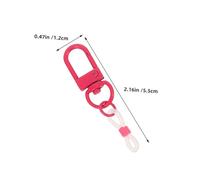 Tofficu 20 Pezzi Clip in Silicone con Moschettone Trappola Portapenne Retrattile Colorato per Infermieri e Insegnanti Accessori Badge Lanyard Anturbolenze per Professionale