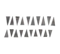 Tofficu 20 Pezzi Cunei in Ferro per Manico Martello e Piccoli Cunei Cuneo Triangolare per Fissaggio e Rinforzo Manico Kit Tasselli per Stabilità e Presa Sicura Accessori Riparazione