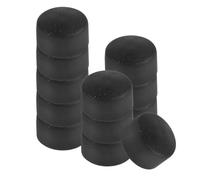 Tofficu 20 Pezzi Tappi in Plastica Neri per Aste Calcio Balilla, Design e Facile Installazione, Accessori per Giochi di Calcio da Tavolo