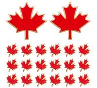 Tofficu 20Pcs Canada Flag Pins: Perno Di Leaflapel In Acero Candian In Metallo Spille A Foglia D'acero Per Menti Per Arte In Metallo Distintivi Decorativi Badge Con Spilla