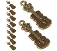 Tofficu 20pezzi Ciondoli Violino Artigianale Per Creazioni Fai Te Charm Per Gioielli Per Progetti Creativi e Decorazioni Eleganti