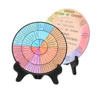 Tofficu 2pezzi Decorazione Per Scrivania Con Ruota Delle Di Design Vivace e Funzionale Per Ufficio e Casa Per Regali e Benessere Psicologico