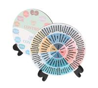 Tofficu 2pezzi Emotion Wheel Con Supporto Decorazione Per Ufficio e Casa Di Ruote Delle Per Benessere Psicologico Design Creativo e Atmosfera Rilassante Per Famiglie e Professionisti