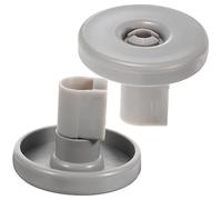 Tofficu 2pezzi Ruote Per Lavastoviglie Ricambio Per Lavastoviglie Realizzato in Materiali Plastici Solidi Progettato Ruote Grandi Dimensioni Per Maggiore Stabilità e