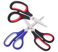 Tofficu 3 Pezzi Forbici da Cucito in Acciaio Inox 8,5 Pollici Design Ergonomico e Controllo di Precisione, per Studenti e Attività Fai-da-te Colore Casuale