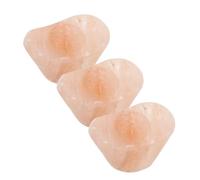 Tofficu 3 Pezzi Sapone di Sale Himalayano Rosa Naturale in Panetto per Massaggio Caldo e Freddo, Esfoliante Minerale Ricco per Pelle Sensibile, Forma Lingotto Lavorato a Mano per Bagno