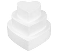Tofficu 3 Pz Modello di Torta a Forma di Cuore Striscione Compleanno Madre Streamer per la Festa della Decorazione Torta Decorazioni per Torte Stampo per Ornamento Natalizio Schiuma